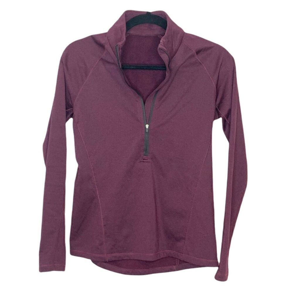 Tesla Women’s Maroon Wine 1/2 Zip Pullover Size Medium
